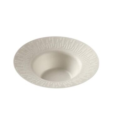 PLATO ACCUEIL BLANCO "PULPA" Ø23x3.8cm(CAJA 50Uds)