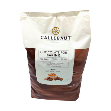 CHOCOLATE CON LECHE CHUNKS (BOLSA 2.5Kg)
