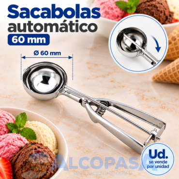 CUCHARA SACABOLAS AUTOMATICAS Ø60mm (Ud)
