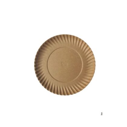PLATOS KRAFT ECO Ø21cm (PAQUETE 100Uds)