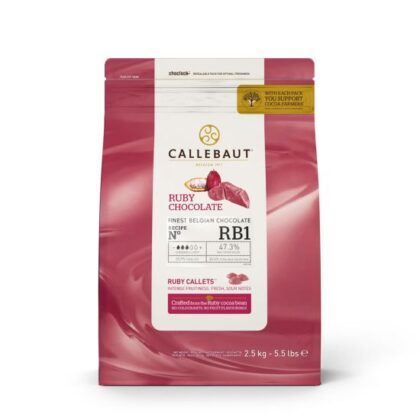 COBERTURA CALLEBAUT RUBY (BOLSA 2.5Kg)