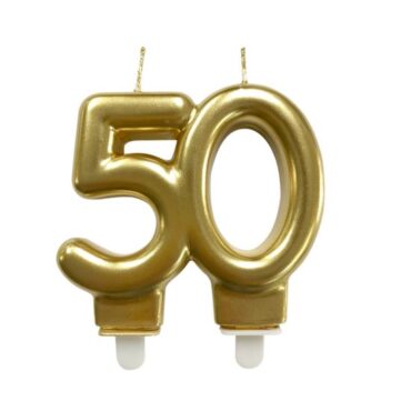 VELA ANIVERSARIO - ORO 50 AÑOS (Ud)