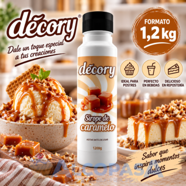 SIROPE DE CARAMELO DECORY (BOTE 1.2Kg)