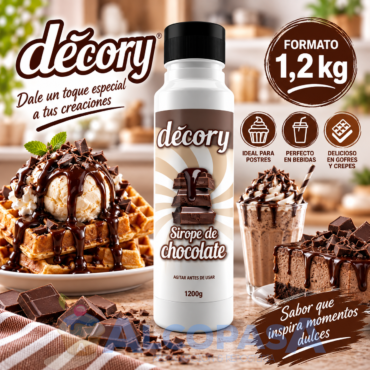 SIROPE DE CHOCOLATE DECORY (BOTE 1.2Kg)
