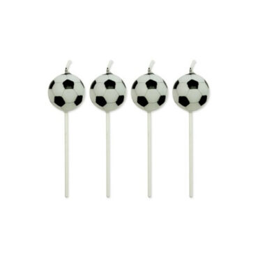 VELAS BALÓN DE FUTBOL "PME" 2.2cm (BLISTER 4Uds)