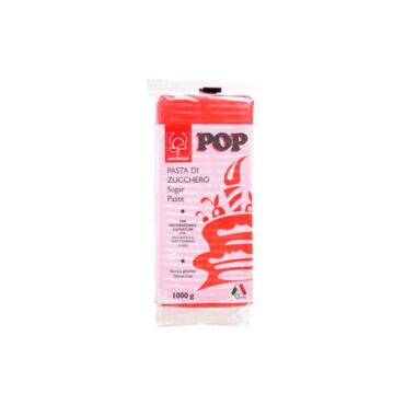 FONDANT ROJO POP (BLOQUE 1Kg)