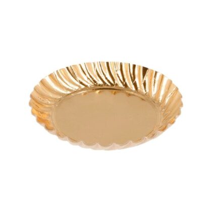 PLATILLO NORDIA ORO Ø9,7cm (PAQUETE 50Uds)