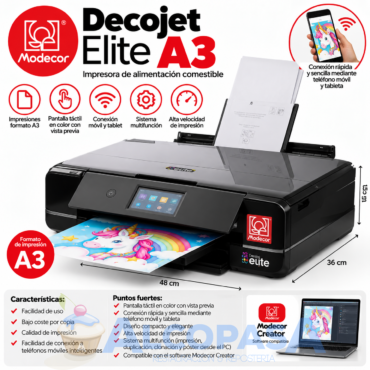 IMPRESORA DECOJET A3 MODECOR ELITE (Ud)