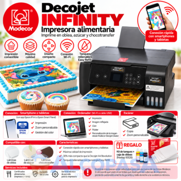 IMPRESORA DECOJET A4 MODECOR INFINITY (Ud)