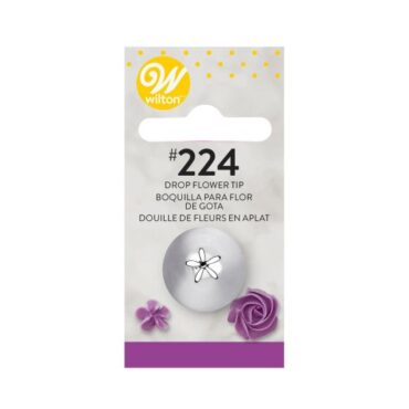 BOQUILLA WILTON Nº224 "FLOR GOTA" (Ud)
