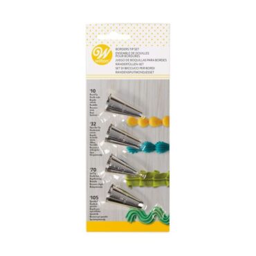 BOQUILLAS WILTON Nº10, Nº32, Nº70 Y Nº105 (SET4Uds)