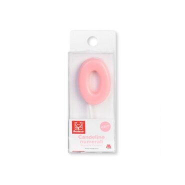 VELA Nº0 ROSA MODECOR 3CM (Ud)