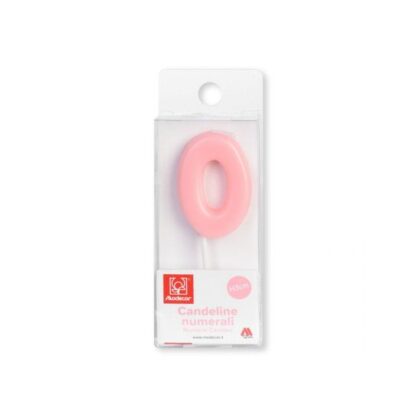 VELA Nº0 ROSA MODECOR 3CM (Ud)
