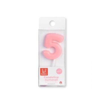 VELA Nº5 ROSA MODECOR 3CM (Ud)