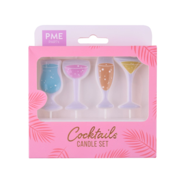 VELAS "COCKTAILS" PME (SET 4Uds)