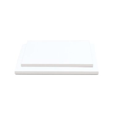 BASE RECTANGULAR RECUBIERTO BLANCO 30x40x1.2cm(Ud)