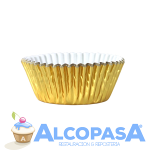 capsulas-cupcake-dorada-pme-blister-30uds