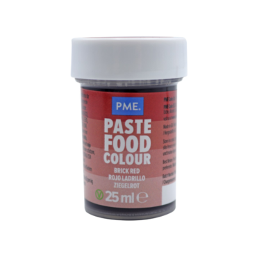 COLORANTE EN PASTA PME ROJO LADRILLO (BOTE 25ml)