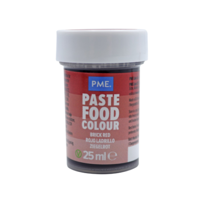 COLORANTE EN PASTA PME ROJO LADRILLO (BOTE 25ml)