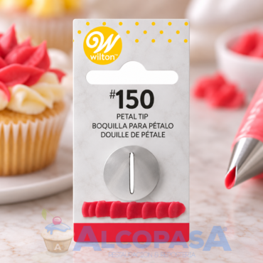 BOQUILLA WILTON Nº150 "PÉTALO CLAVEL" (Ud)