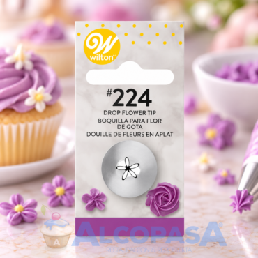 BOQUILLA WILTON Nº224 "FLOR GOTA" (Ud)