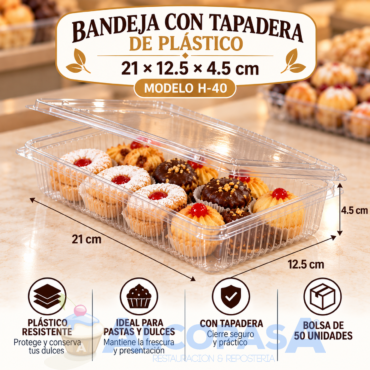 BANDEJAS TORRIJAS H-40 ( BOLSA 50Uds)