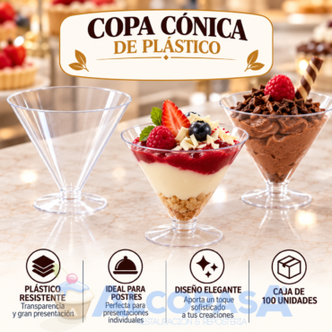COPA CÓNICA DE 165ml (CAJA 100Uds)