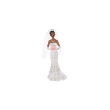 NOVIA DE COLOR INDIVIDUAL CON RAMO 11cm 28503 (Ud)