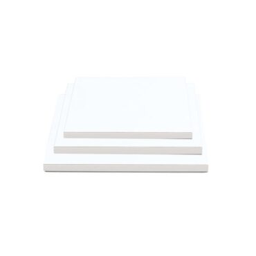 BASE CUADRADA RECUBIERTO BLANCO 30x30x1.2cm (Ud)