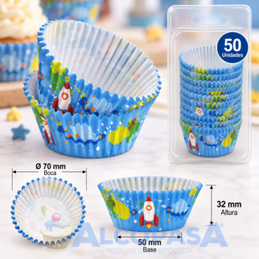 CÁPSULAS COHETE CELESTE (BLISTER 50Uds)
