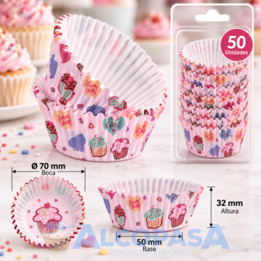 CÁPSULAS PASTEL 91004 (BLISTER 50Uds)