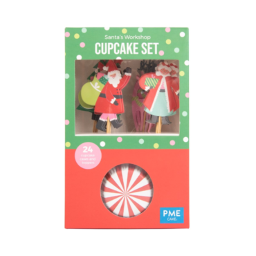 SET CUPCAKE NAVIDAD PME (BLISTER 24Uds)