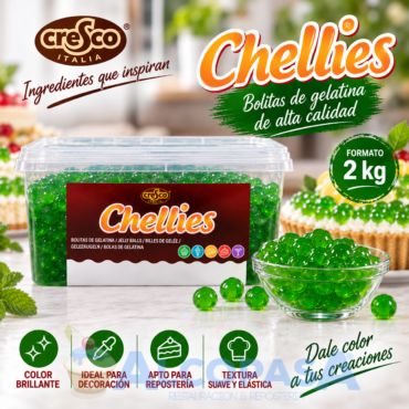 CHELLIES VERDE "CRESCO" (BOTE 2kg)
