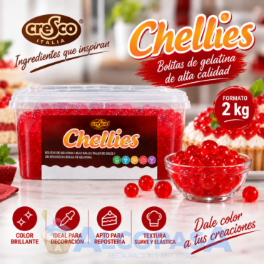 CHELLIES ROJO "CRESCO" (BOTE 2 kg)