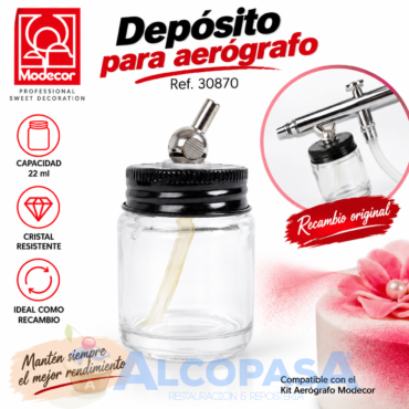 DEPOSITO DE AERÓGRAFO MODECOR (ud)