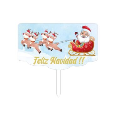 TOPPER "NOEL NAVIDAD" 377 (Ud)