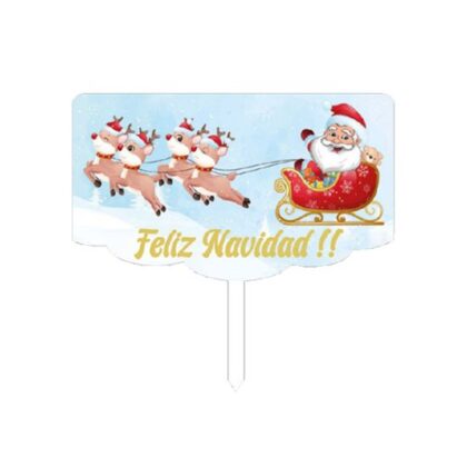 TOPPER "NOEL NAVIDAD" 377 (Ud)