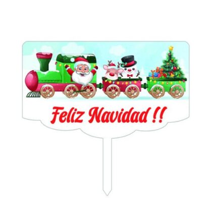 TOPPER "TRENECITO NAVIDAD" (Ud)
