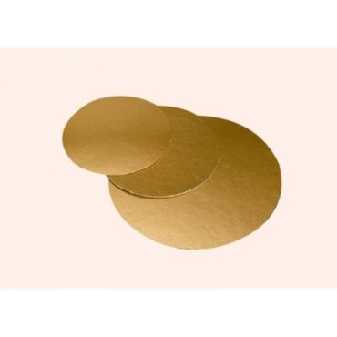 DISCO DE CARTÓN ORO Ø16cm (Ud)