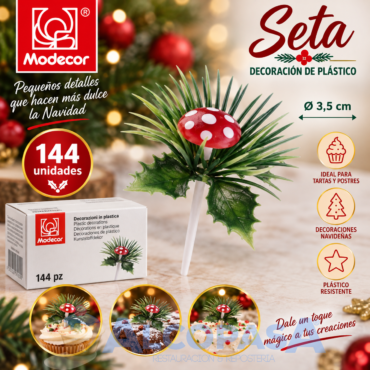SETA DE PLASTICO (CAJA 144 Uds)
