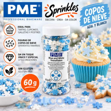 SPRINKLES SNOWFLAKE "COPOS NIEVE" (BOTE 60g)