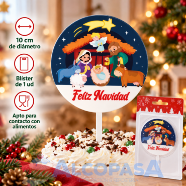 TOPPER "NACIMIENTO NAVIDAD" 374 (Ud)