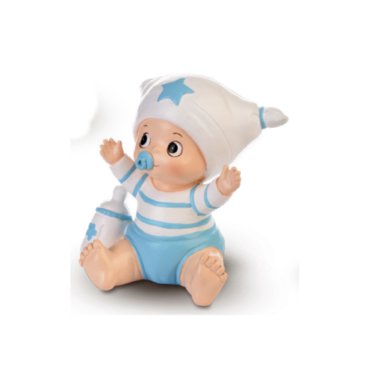 BEBE NIÑO BAUTIZO C/ HUCHA 26949C (Ud)