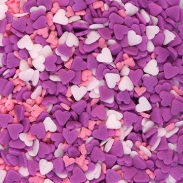 CONFETIS MINI CORAZONES SURTIDOS (BOTE 1Kg)