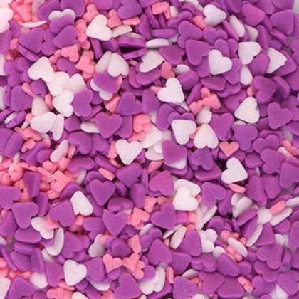 CONFETIS MINI CORAZONES SURTIDOS (BOTE 1Kg)