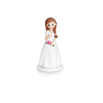 NIÑA COMUNIÓN "RAMO FLOR ROSA" 27967B (Ud)