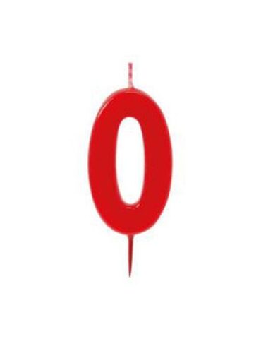 VELA ROJA 6cm Nº0 MODECOR (Ud)