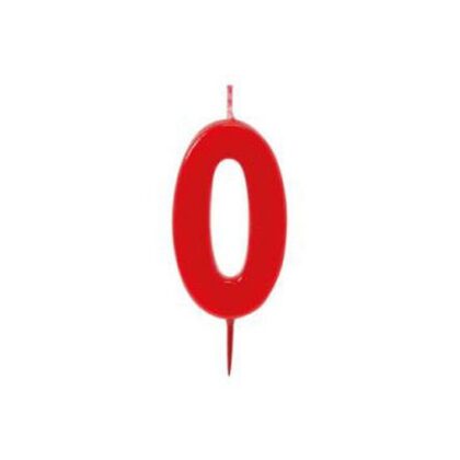 VELA ROJA 6cm Nº0 MODECOR (Ud)