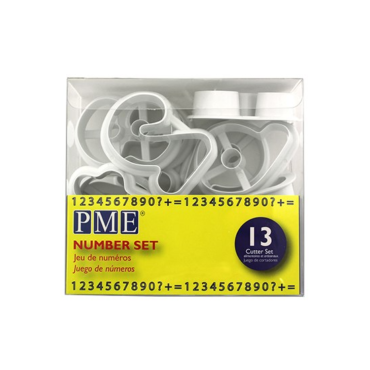 CORTADORES DE NUMEROS PME (SET 13Uds)