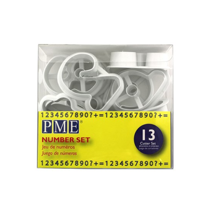 CORTADORES DE NUMEROS PME (SET 13Uds)